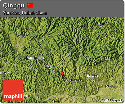 Satellite Map of Qingqu