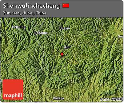 Satellite Map of Shenwulinchachang