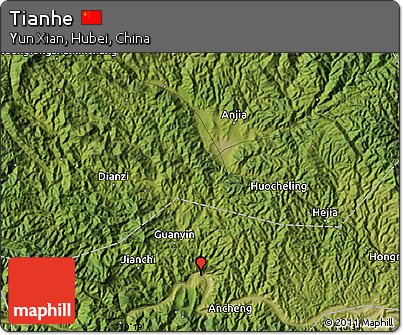 Satellite Map of Tianhe