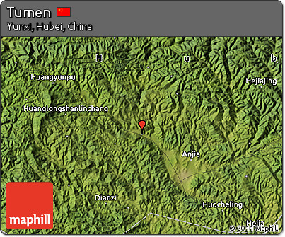 Satellite Map of Tumen