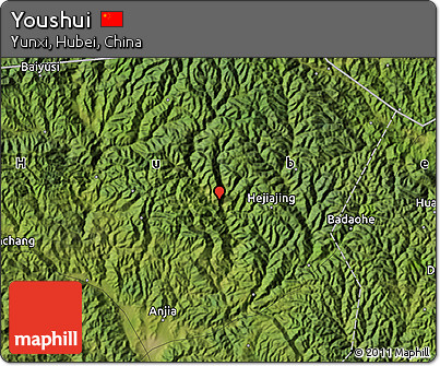 Satellite Map of Youshui