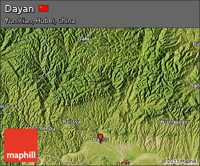 Satellite Map of Dayan
