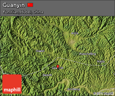 Satellite Map of Guanyin