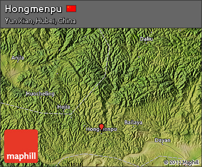 Satellite Map of Hongmenpu