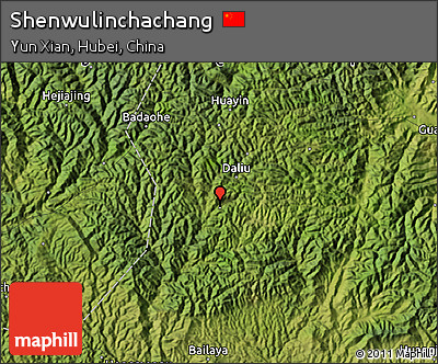 Satellite Map of Shenwulinchachang