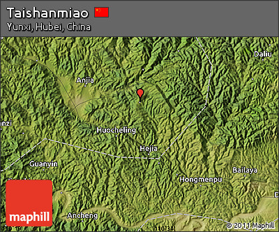 Satellite Map of Taishanmiao