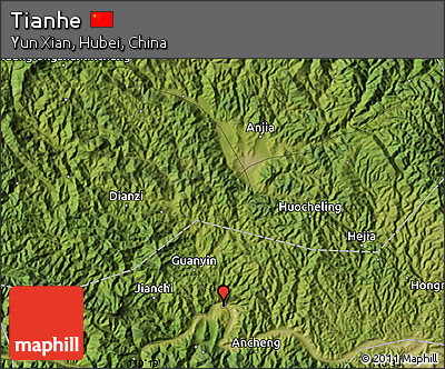 Satellite Map of Tianhe