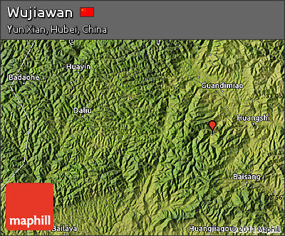 Satellite Map of Wujiawan