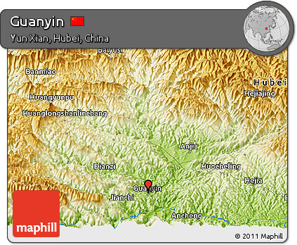Physical Panoramic Map of Guanyin