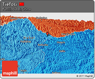 Political Panoramic Map of Tiefosi