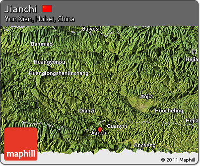 Satellite Panoramic Map of Jianchi