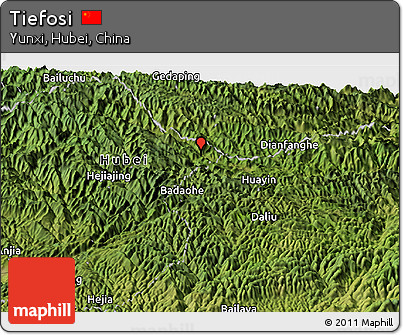 Satellite Panoramic Map of Tiefosi