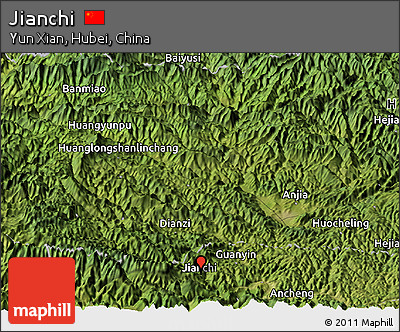 Satellite Panoramic Map of Jianchi