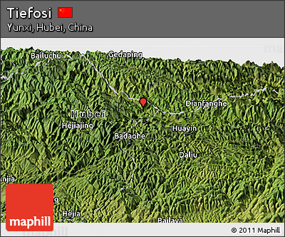 Satellite Panoramic Map of Tiefosi