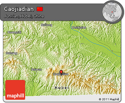 Physical 3D Map of Caojiadian