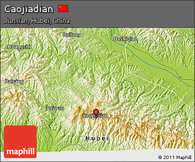 Physical 3D Map of Caojiadian