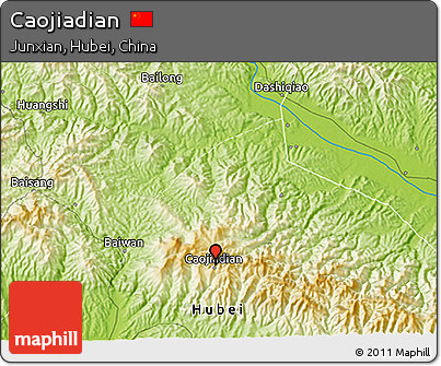 Physical 3D Map of Caojiadian