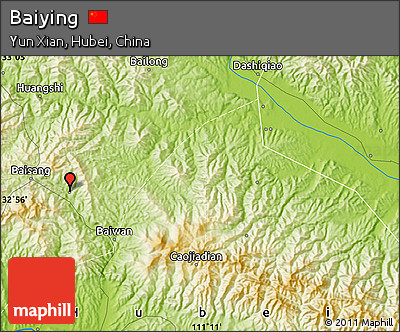 Physical Map of Baiying