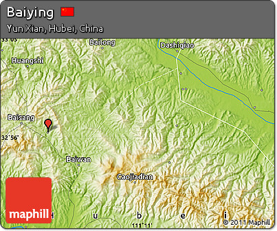 Physical Map of Baiying