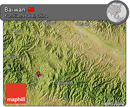 Satellite Map of Baiwan