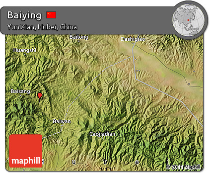 Satellite Map of Baiying