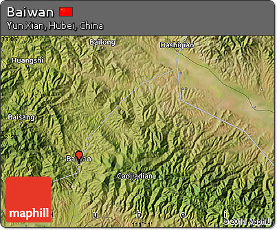 Satellite Map of Baiwan