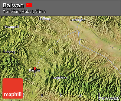 Satellite Map of Baiwan