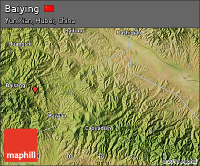 Satellite Map of Baiying