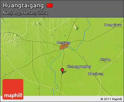 Physical 3D Map of Huangtaigang
