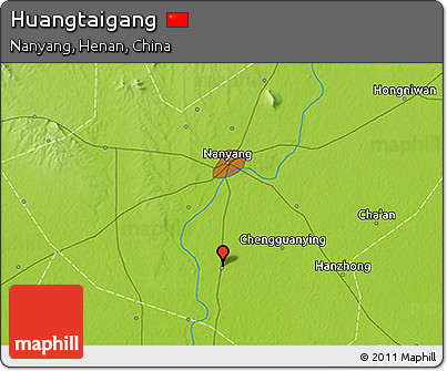 Physical 3D Map of Huangtaigang