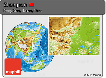 Physical Location Map of Zhangcun