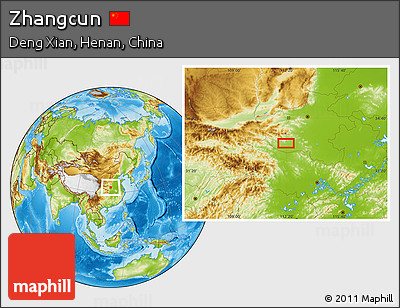 Physical Location Map of Zhangcun