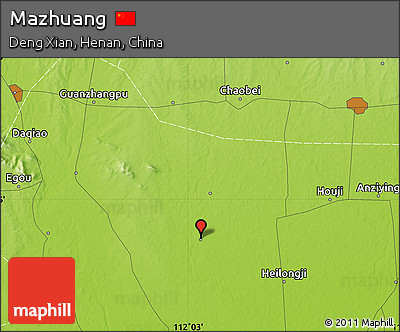 Physical Map of Mazhuang
