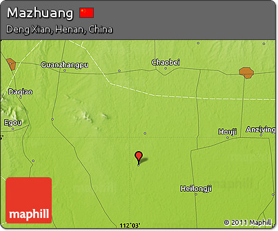 Physical Map of Mazhuang