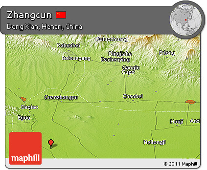 Physical Panoramic Map of Zhangcun