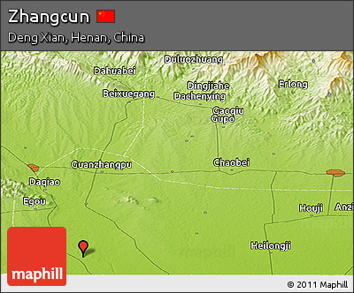 Physical Panoramic Map of Zhangcun