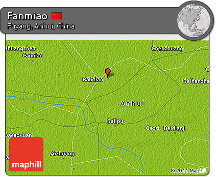 Physical 3D Map of Fanmiao