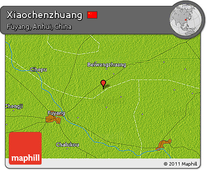 Physical 3D Map of Xiaochenzhuang