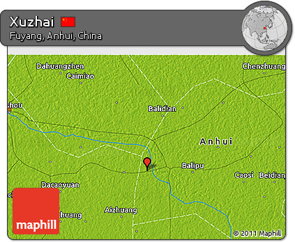 Physical 3D Map of Xuzhai