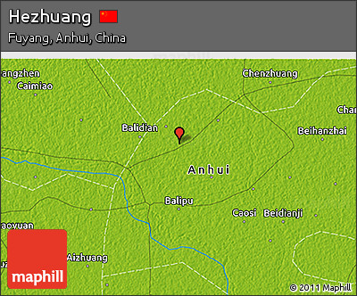 Physical 3D Map of Hezhuang