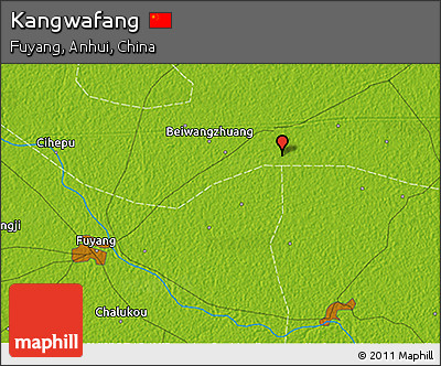 Physical 3D Map of Kangwafang