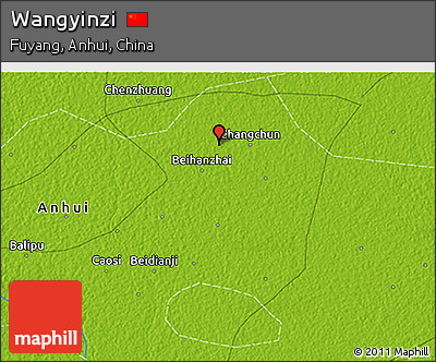 Physical 3D Map of Wangyinzi
