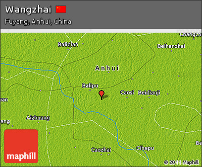 Physical 3D Map of Wangzhai