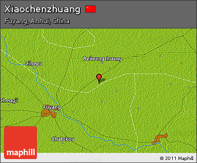 Physical 3D Map of Xiaochenzhuang