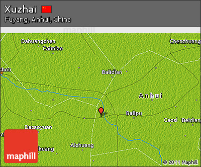 Physical 3D Map of Xuzhai