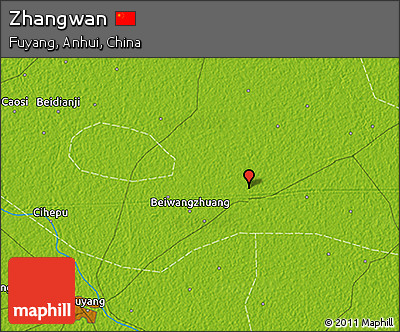 Physical 3D Map of Zhangwan