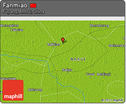 Physical 3D Map of Fanmiao
