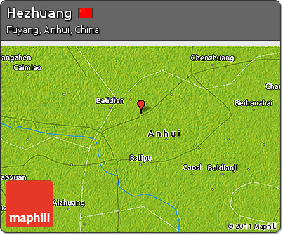 Physical 3D Map of Hezhuang