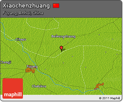 Physical 3D Map of Xiaochenzhuang