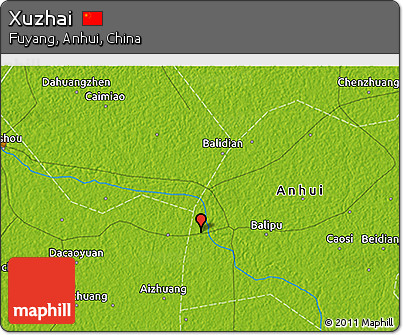 Physical 3D Map of Xuzhai